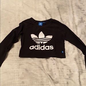 Adidas cropped long sleeve